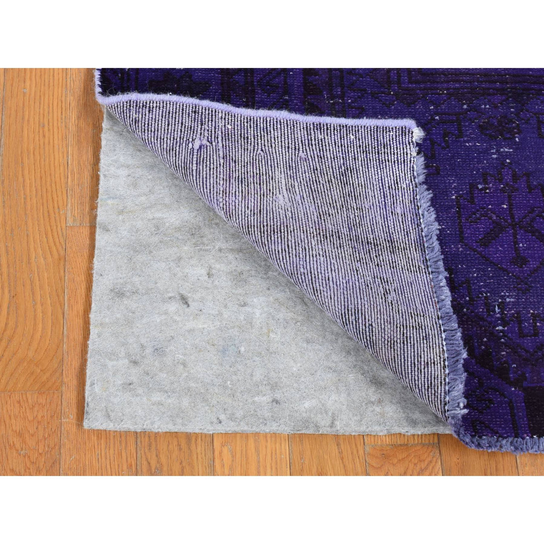 Handmade rugs, Carpet Culture Rugs, Rugs NYC, Hand Knotted Overdyed Runner > Design# CCSR80874 > Size: 3'-4" x 8'-7"