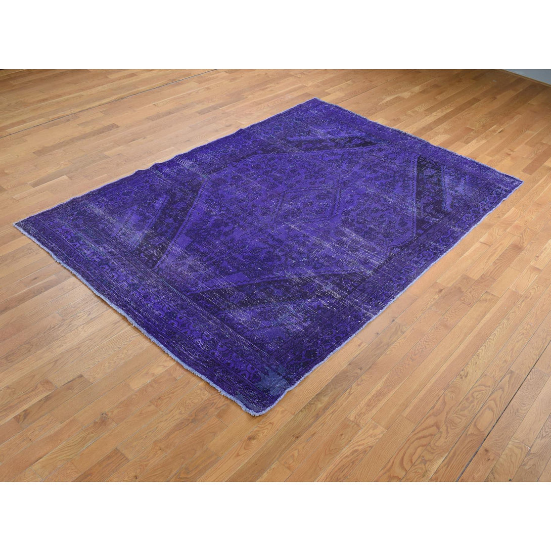 Handmade rugs, Carpet Culture Rugs, Rugs NYC, Hand Knotted Overdyed Area Rug > Design# CCSR80903 > Size: 6'-5" x 9'-10"