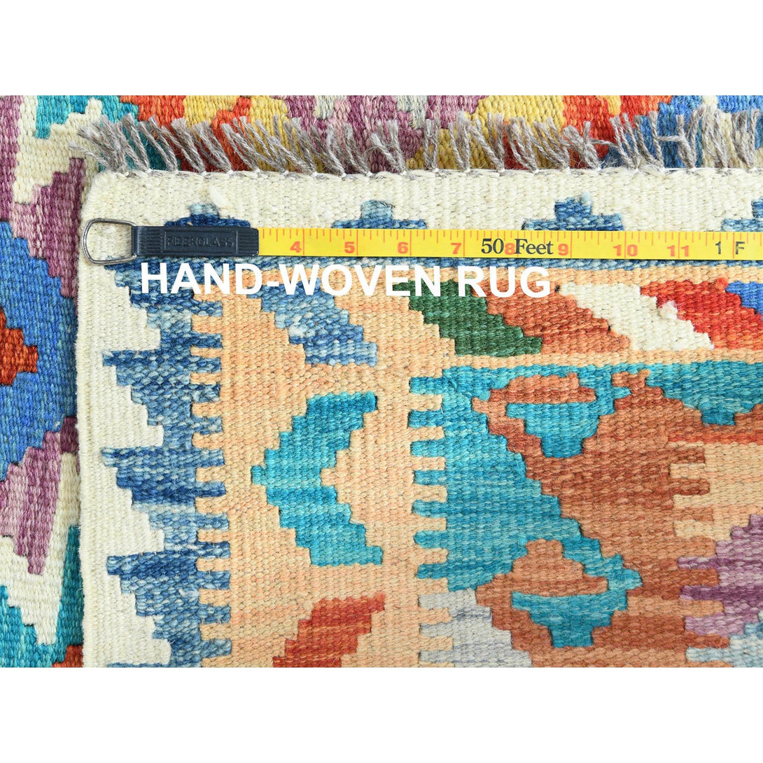 Handmade Flat Weave Area Rug > Design# CCSR81326 > Size: 4'-2" x 6'-2"