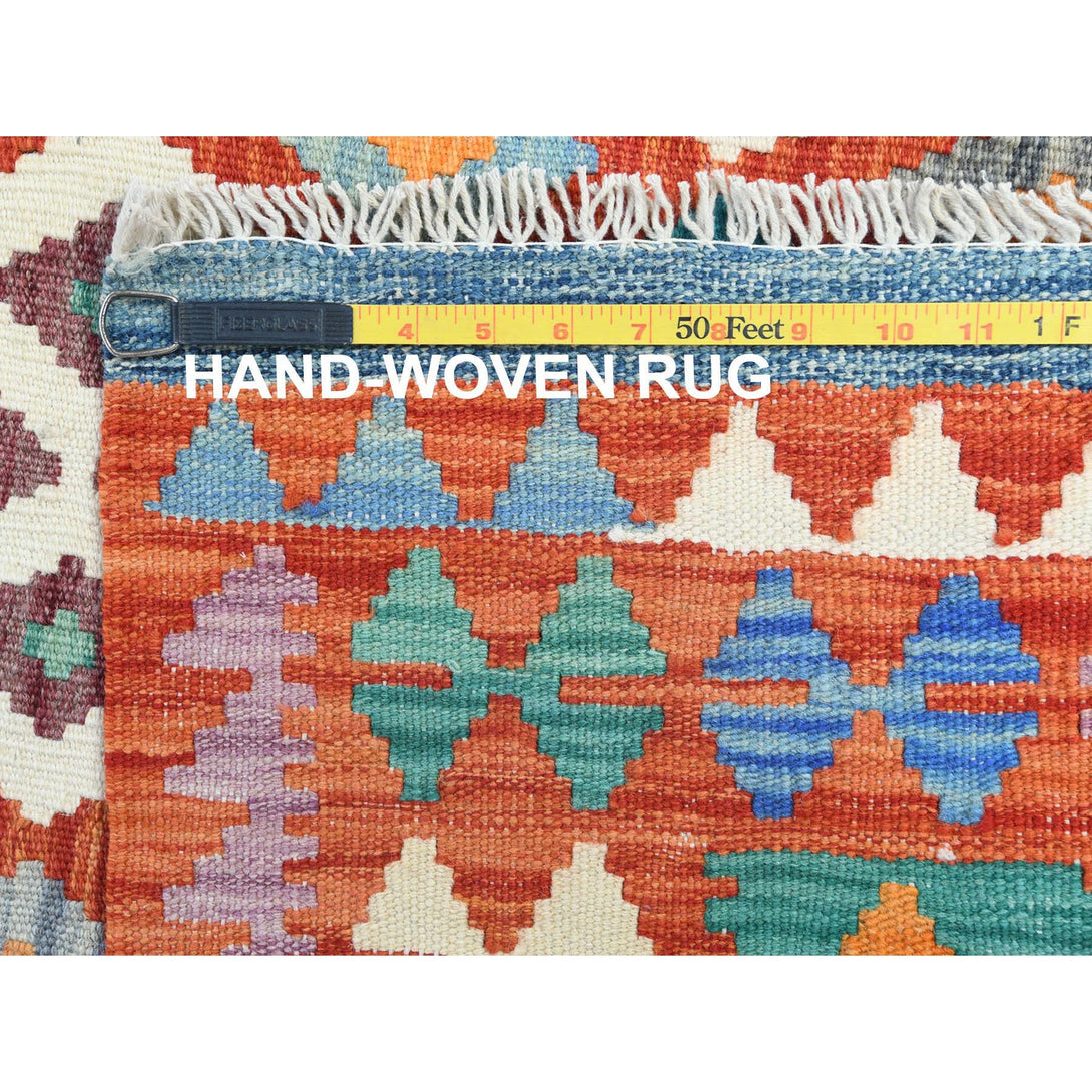 Handmade Flat Weave Area Rug > Design# CCSR81332 > Size: 4'-2" x 6'-0"