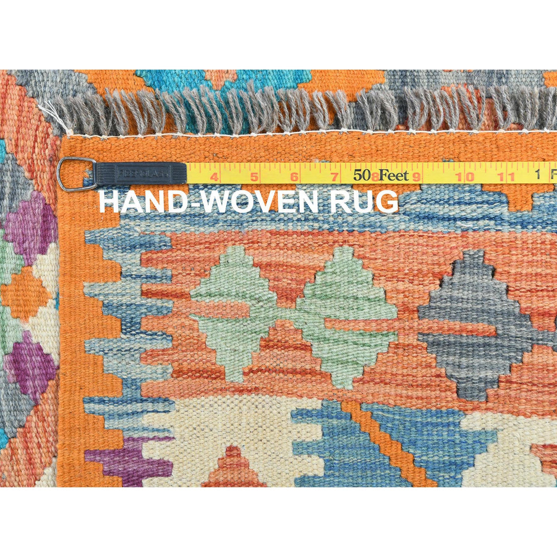 Handmade Flat Weave Area Rug > Design# CCSR81336 > Size: 4'-4" x 6'-4"