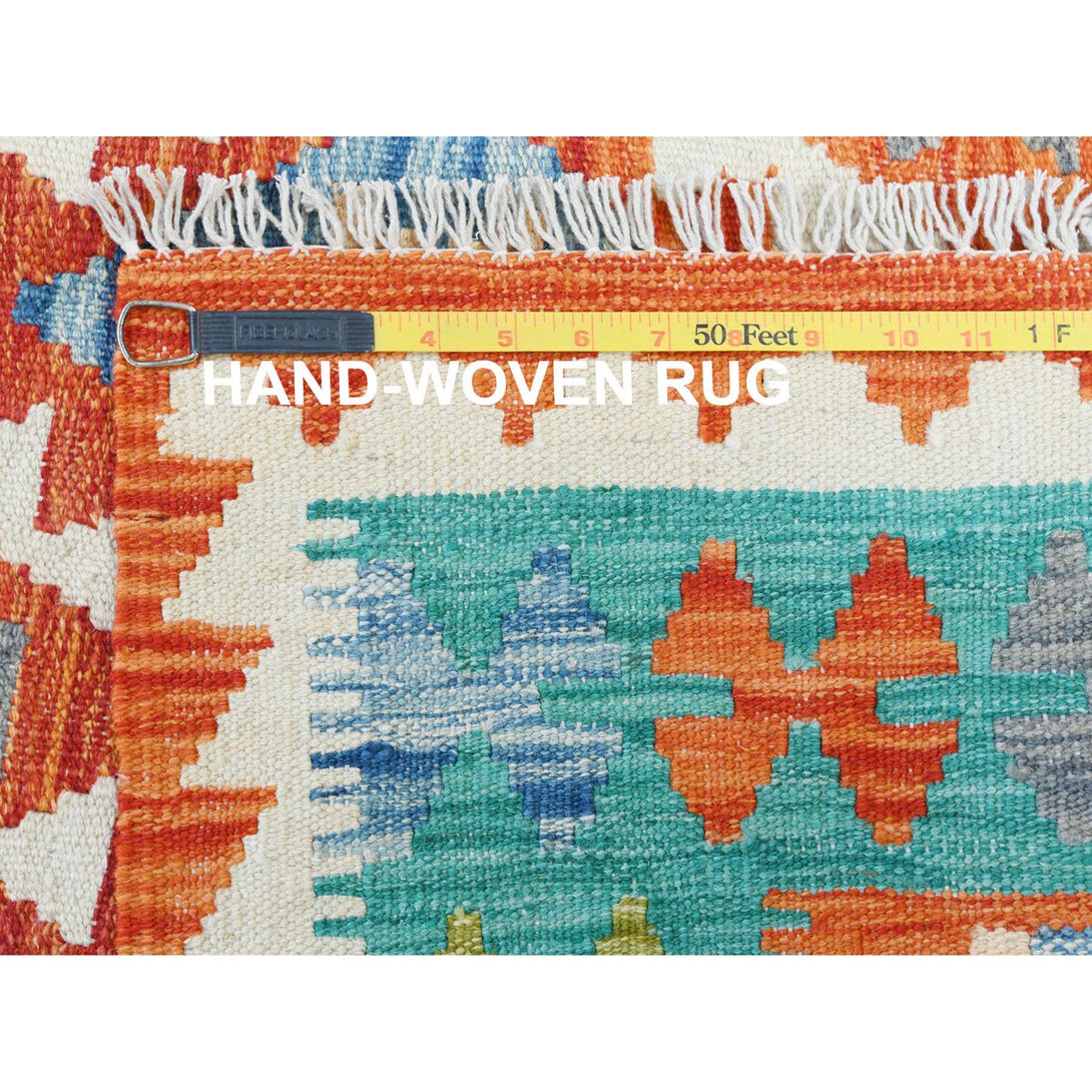 Handmade Flat Weave Area Rug > Design# CCSR81338 > Size: 4'-0" x 5'-10"