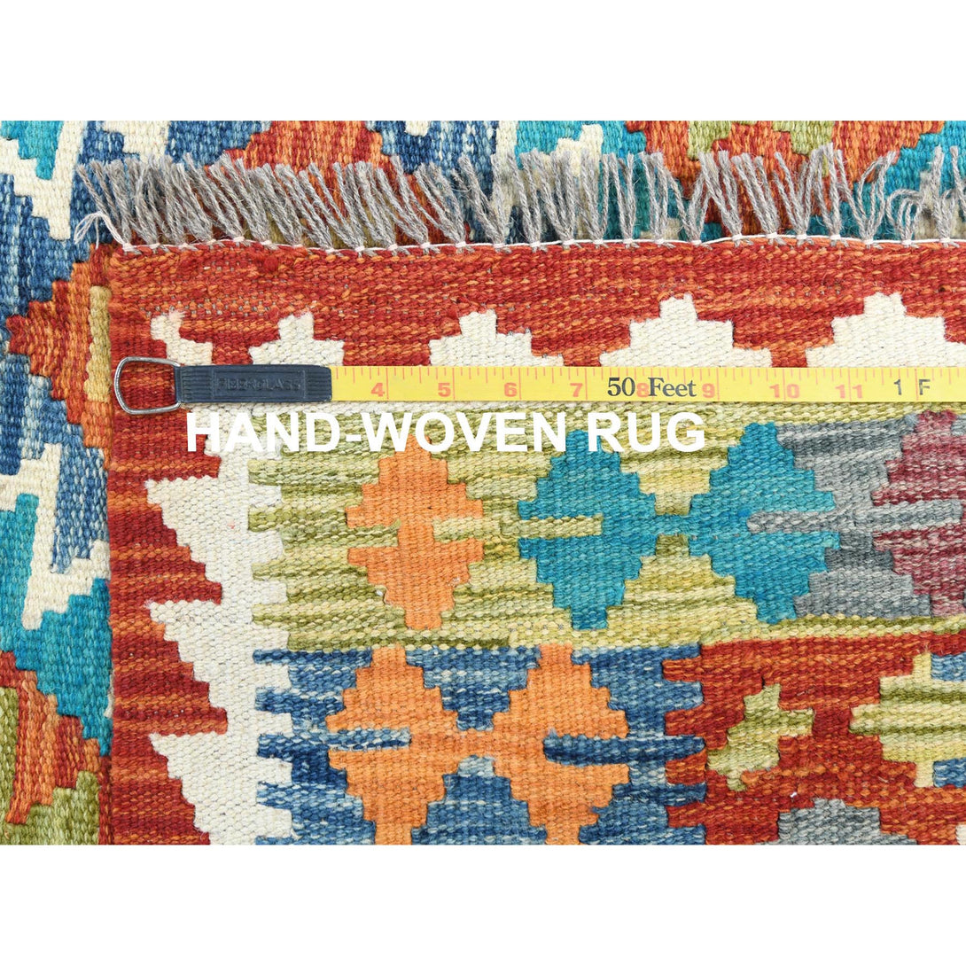 Handmade Flat Weave Area Rug > Design# CCSR81377 > Size: 4'-5" x 6'-0"