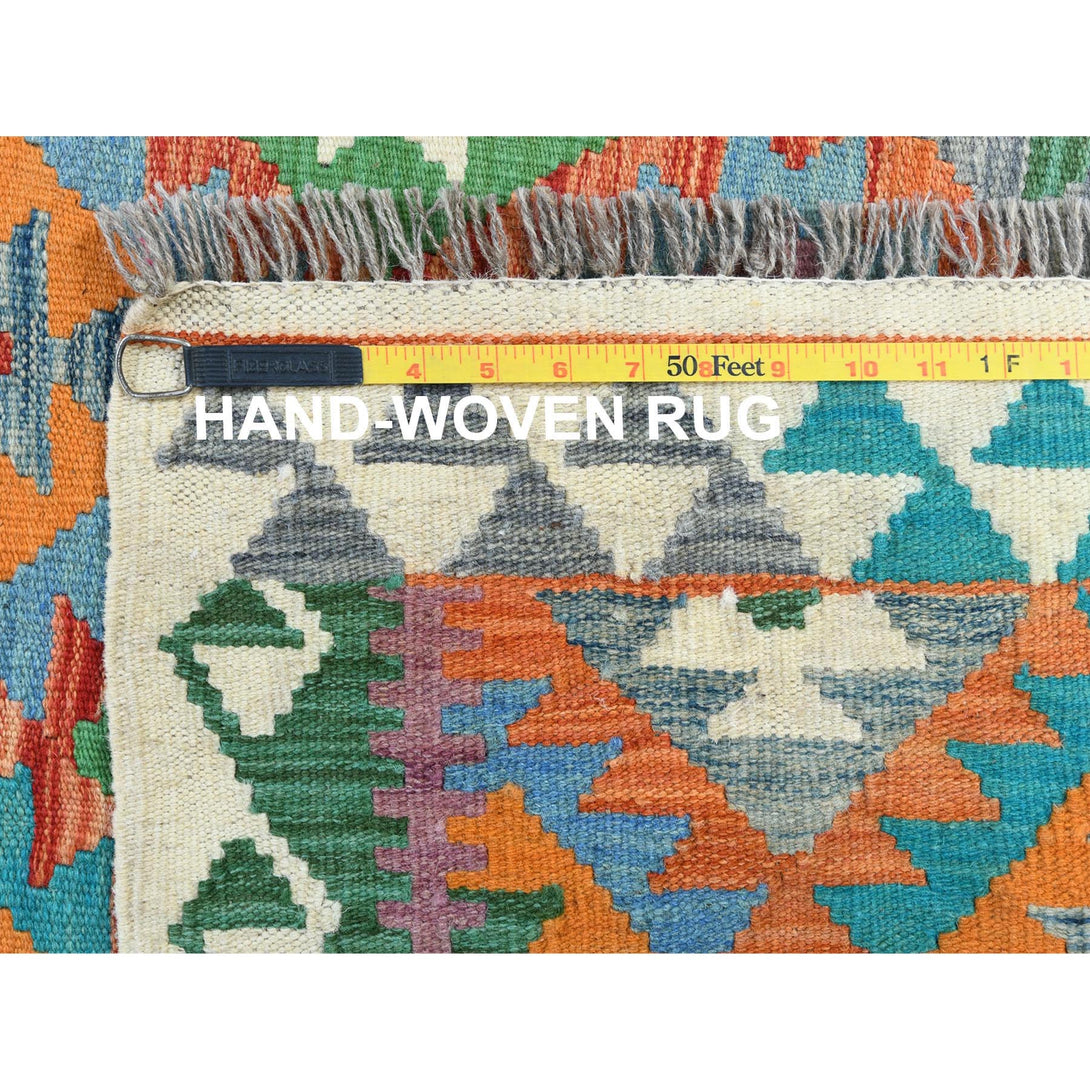 Handmade Flat Weave Area Rug > Design# CCSR81390 > Size: 4'-0" x 6'-0"