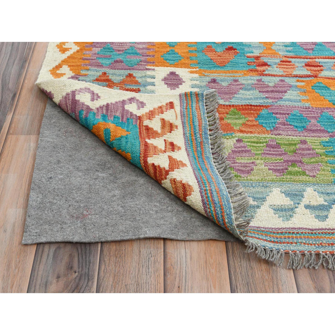 Handmade Flat Weave Area Rug > Design# CCSR81597 > Size: 9'-9" x 13'-0"