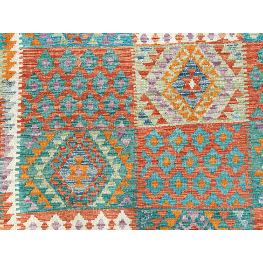 Handmade Flat Weave Area Rug > Design# CCSR81601 > Size: 10'-1" x 13'-0"