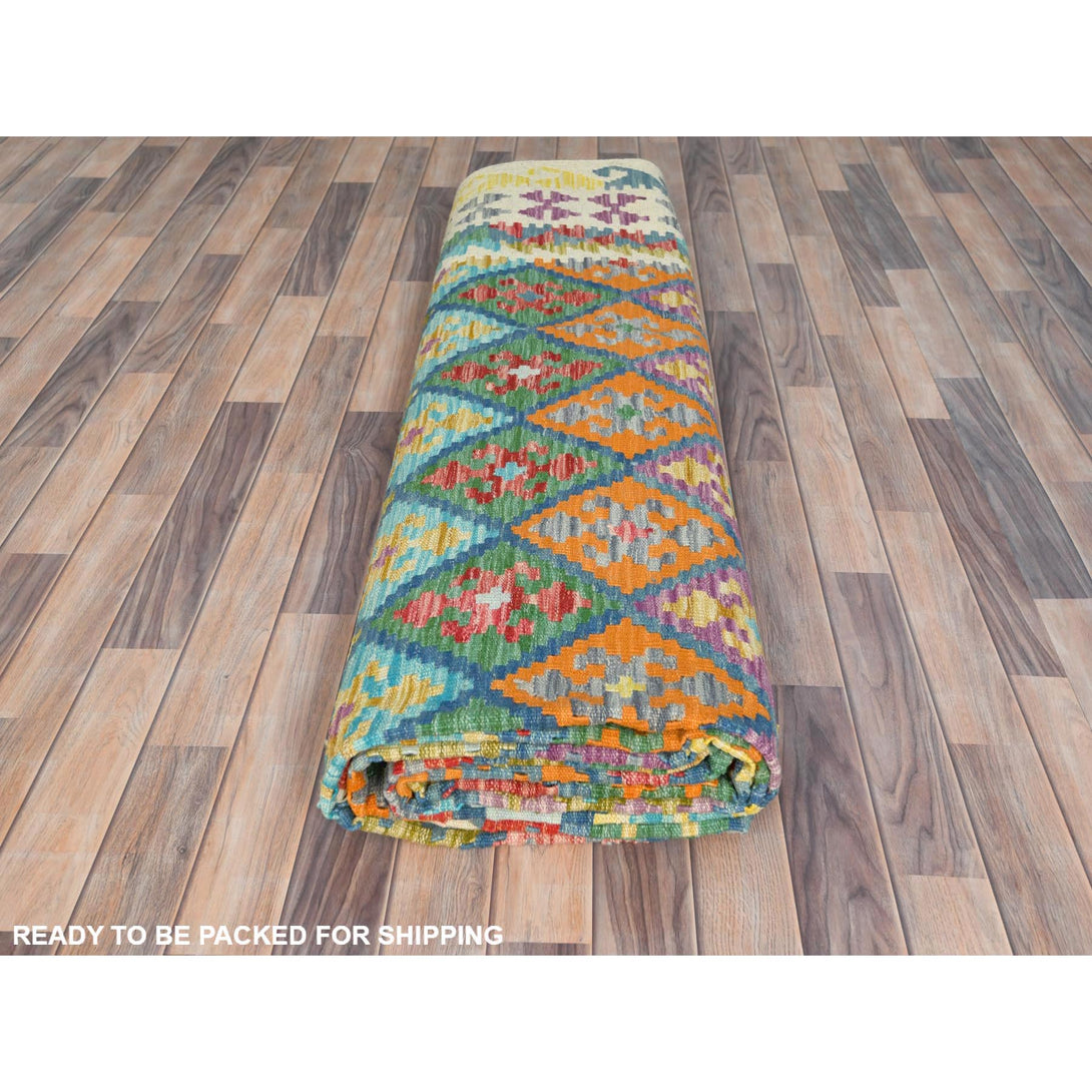 Handmade Flat Weave Area Rug > Design# CCSR81783 > Size: 10'-3" x 16'-3"