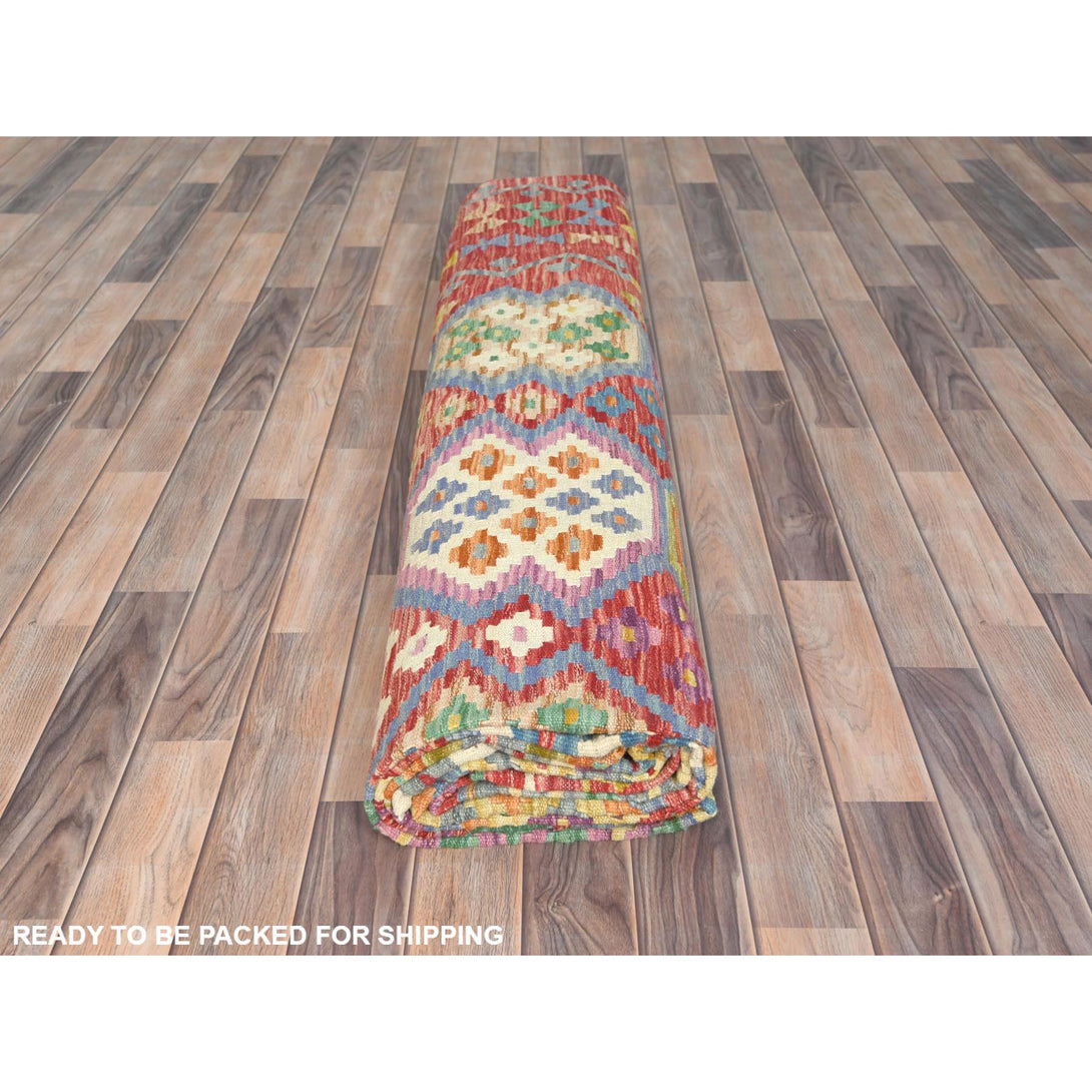 Handmade Flat Weave Area Rug > Design# CCSR81787 > Size: 10'-4" x 13'-0"