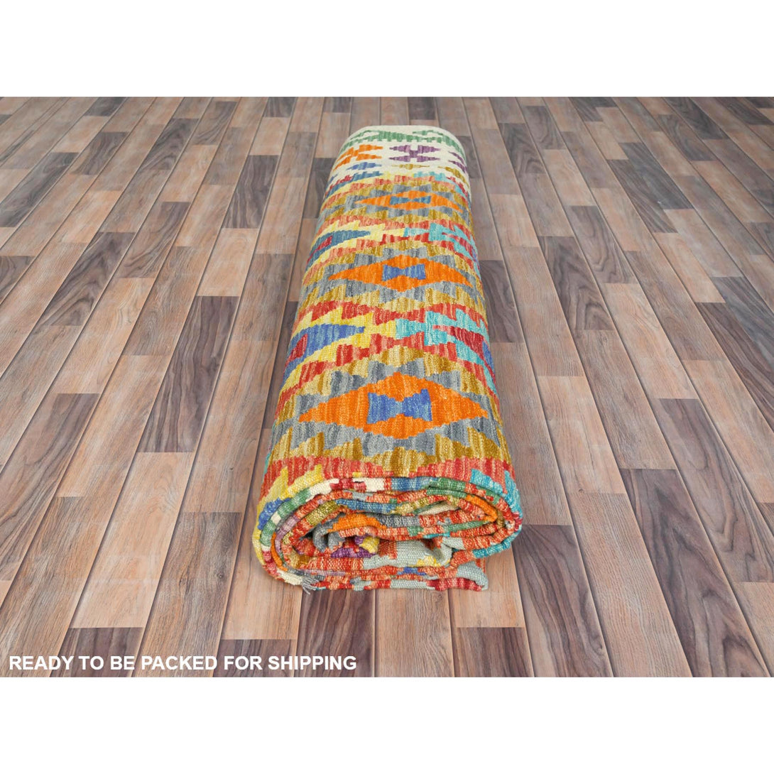 Handmade Flat Weave Area Rug > Design# CCSR81800 > Size: 10'-4" x 16'-1"