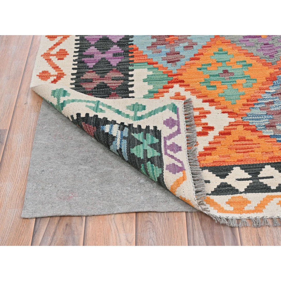 Handmade Flat Weave Area Rug > Design# CCSR81809 > Size: 8'-2" x 11'-0"