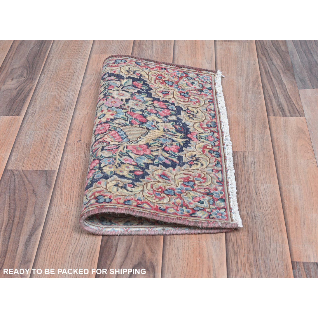 Handmade Overdyed & Vintage Doormat > Design# CCSR81956 > Size: 1'-8" x 1'-8"
