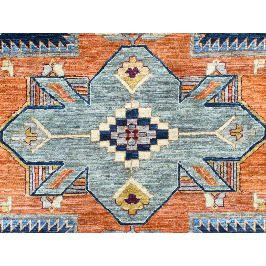 Handmade Tribal & Geometric Area Rug > Design# CCSR82031 > Size: 9'-1" x 11'-7"