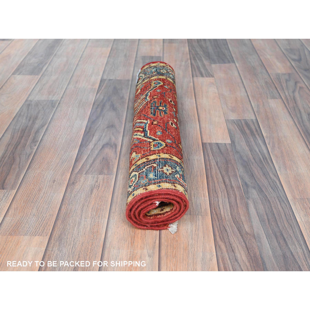 Handmade Heriz Doormat > Design# CCSR82629 > Size: 2'-0" x 2'-9"