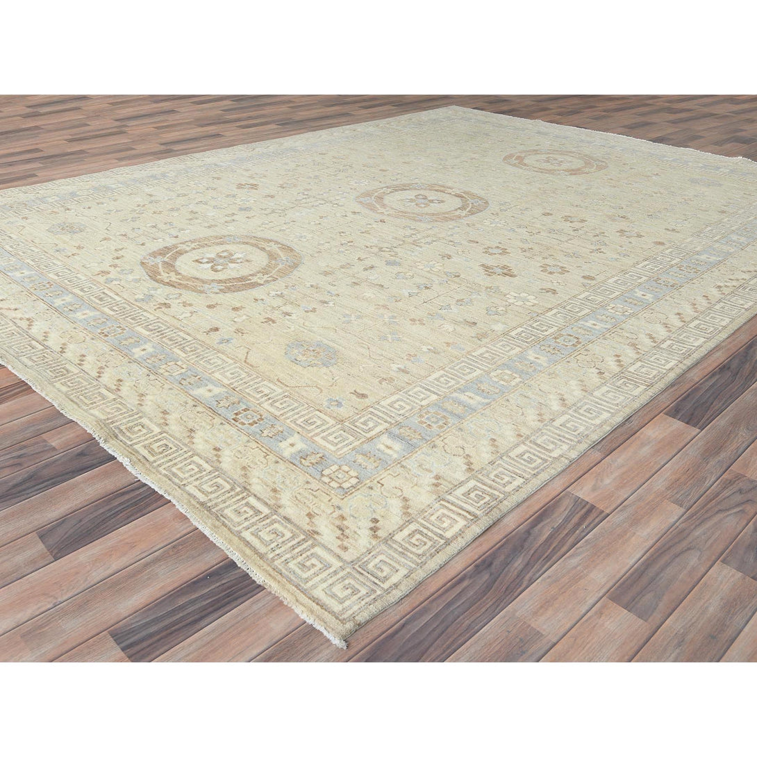 Handmade rugs, Carpet Culture Rugs, Rugs NYC, Hand Knotted Oushak And Peshawar Area Rug > Design# CCSR82703 > Size: 9'-0" x 11'-9"