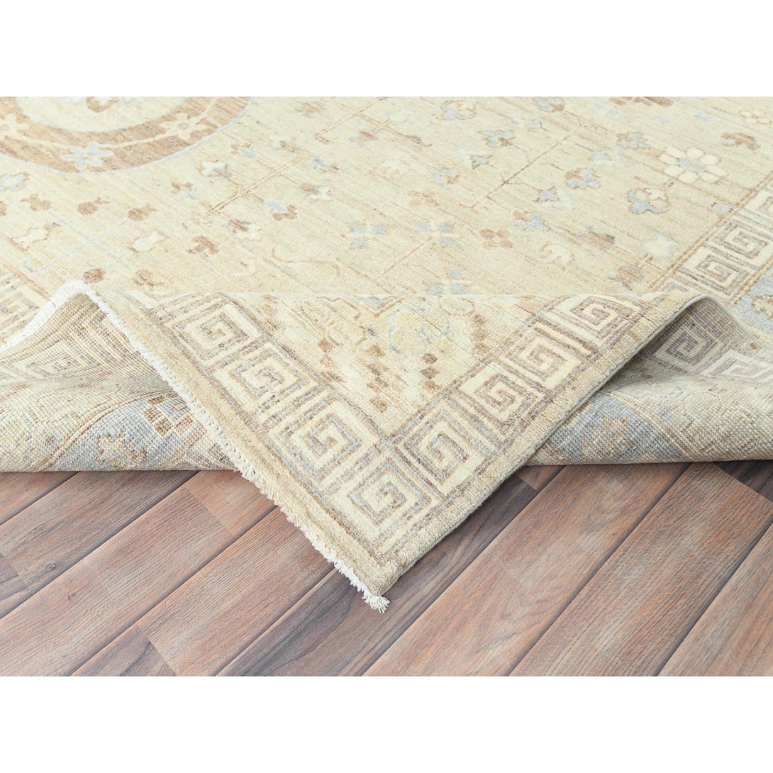 Handmade rugs, Carpet Culture Rugs, Rugs NYC, Hand Knotted Oushak And Peshawar Area Rug > Design# CCSR82703 > Size: 9'-0" x 11'-9"