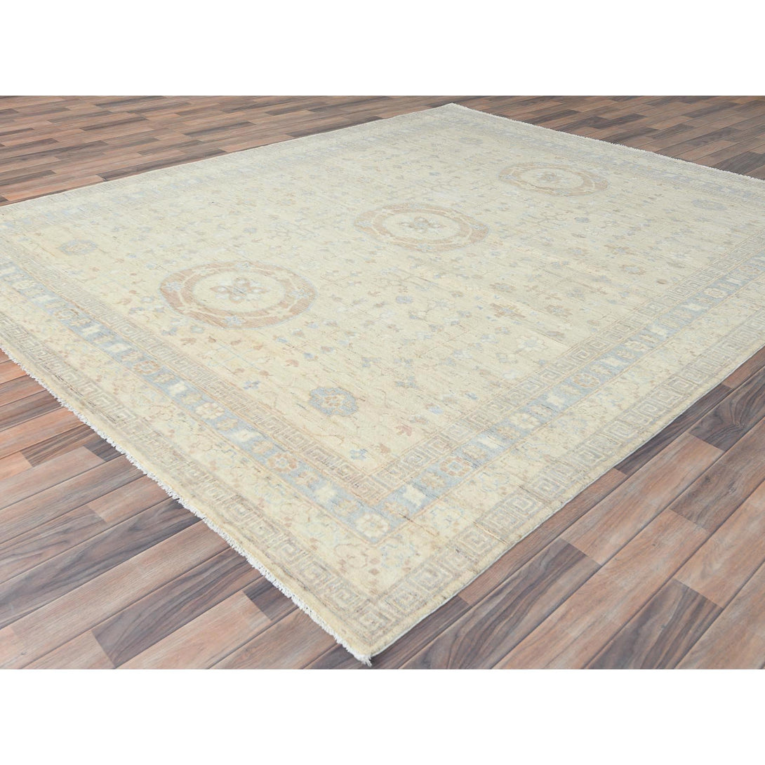 Handmade rugs, Carpet Culture Rugs, Rugs NYC, Hand Knotted Oushak And Peshawar Area Rug > Design# CCSR82704 > Size: 8'-0" x 9'-7"