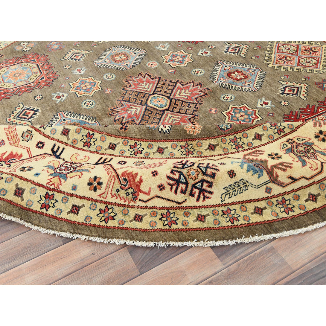 Handmade Kazak Area Rug > Design# CCSR82711 > Size: 8'-10" x 9'-0"