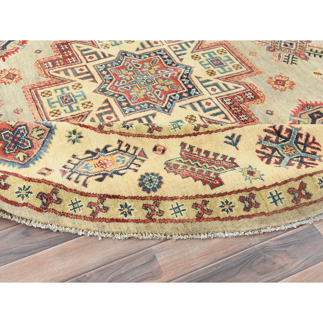 Handmade Kazak Area Rug > Design# CCSR82712 > Size: 8'-0" x 7'-9"