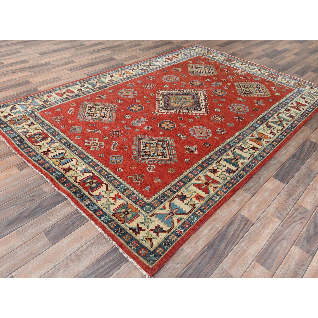 Handmade rugs, Carpet Culture Rugs, Rugs NYC, Hand Knotted Kazak Area Rug > Design# CCSR82716 > Size: 6'-0" x 8'-9"
