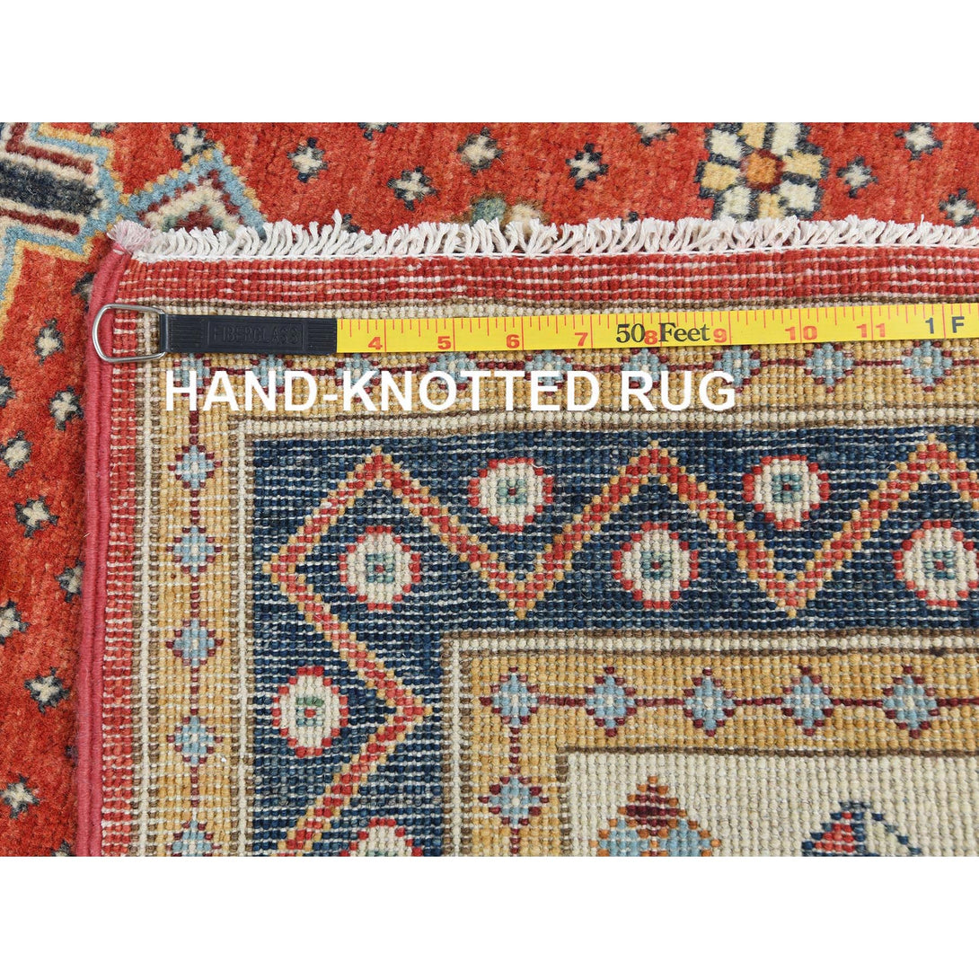 Handmade rugs, Carpet Culture Rugs, Rugs NYC, Hand Knotted Kazak Area Rug > Design# CCSR82719 > Size: 4'-0" x 5'-9"