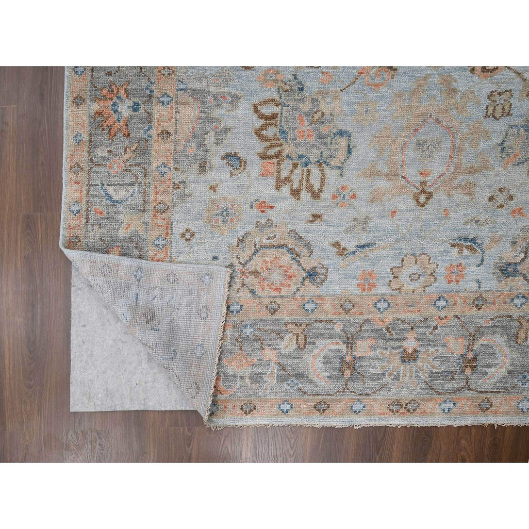Handmade rugs, Carpet Culture Rugs, Rugs NYC, Hand Knotted Oushak And Peshawar Area Rug > Design# CCSR84355 > Size: 9'-0" x 12'-1"