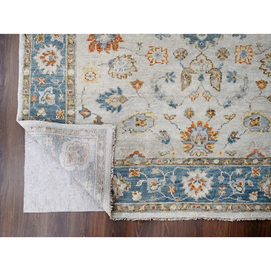Handmade rugs, Carpet Culture Rugs, Rugs NYC, Hand Knotted Oushak And Peshawar Area Rug > Design# CCSR84367 > Size: 7'-10" x 10'-0"