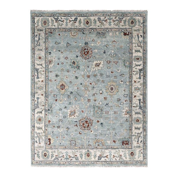 Handmade rugs, Carpet Culture Rugs, Rugs NYC, Hand Knotted Oushak And Peshawar Area Rug > Design# CCSR84370 > Size: 8'-0" x 9'-10"