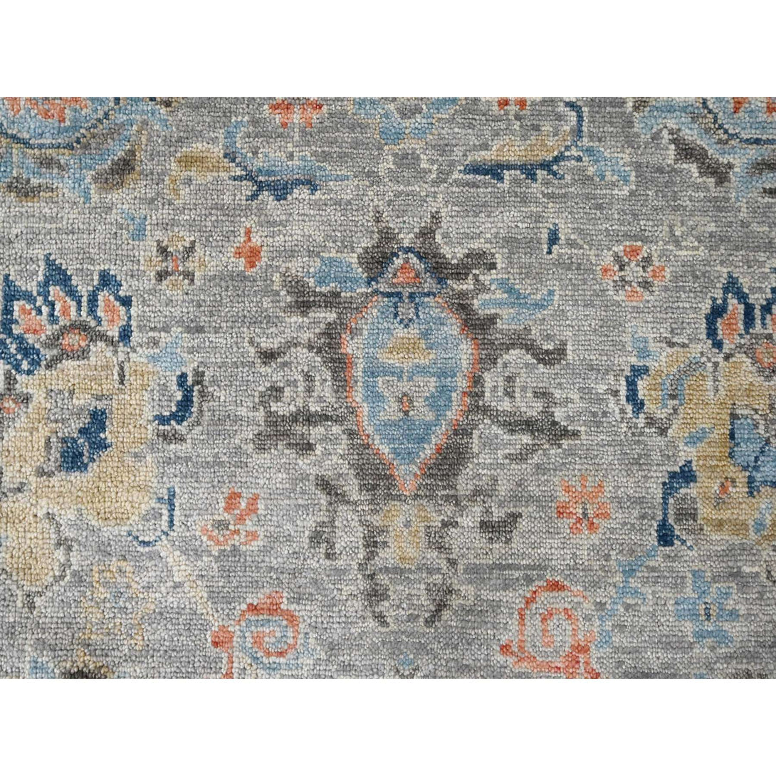 Handmade rugs, Carpet Culture Rugs, Rugs NYC, Hand Knotted Oushak And Peshawar Area Rug > Design# CCSR84373 > Size: 8'-10" x 11'-10"