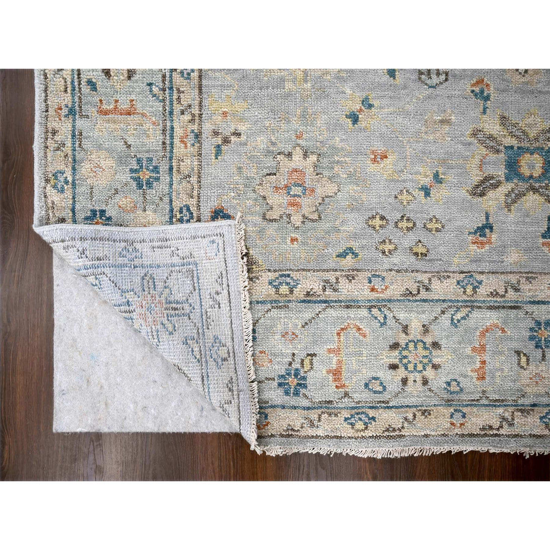 Handmade rugs, Carpet Culture Rugs, Rugs NYC, Hand Knotted Oushak And Peshawar Area Rug > Design# CCSR84381 > Size: 8'-1" x 9'-10"