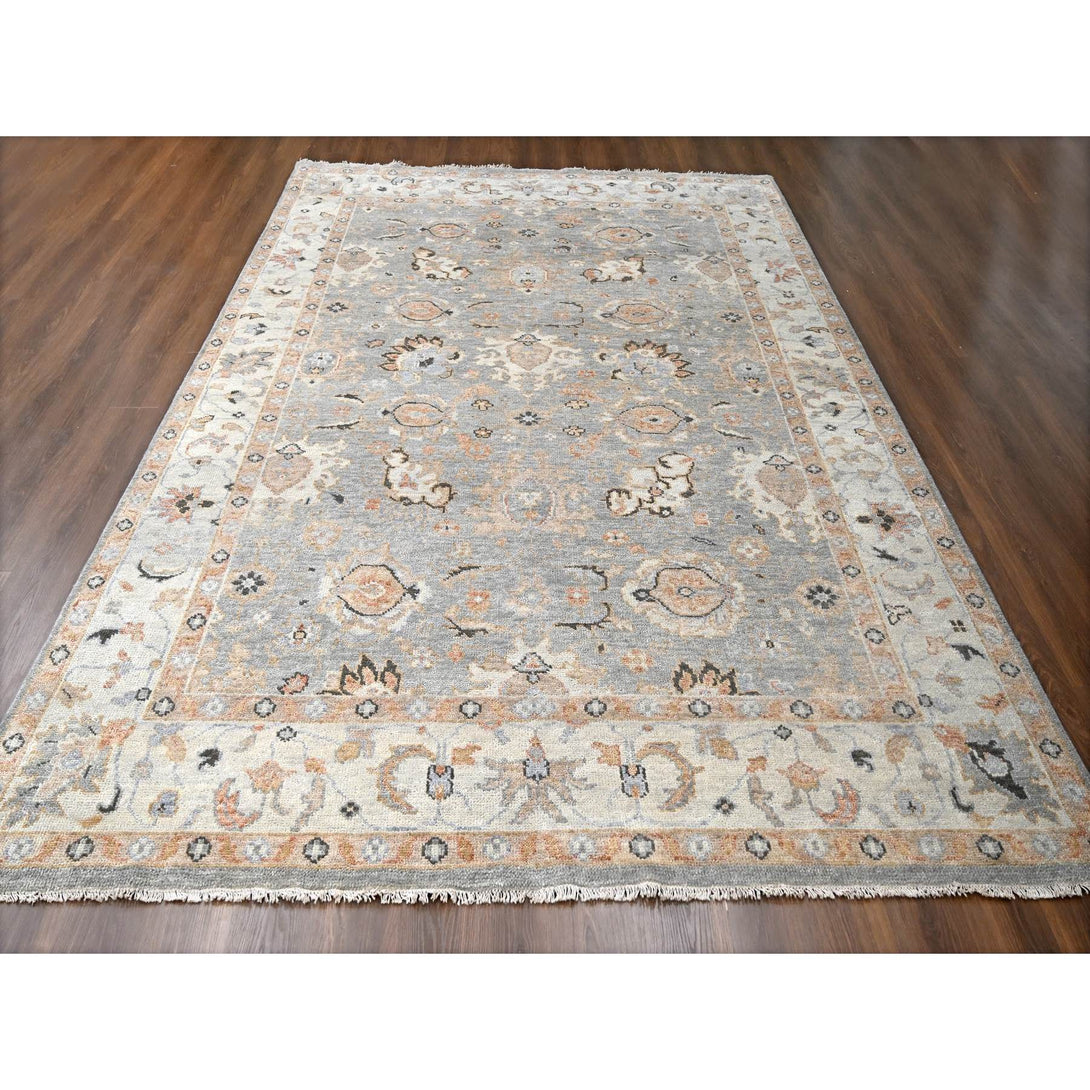 Handmade rugs, Carpet Culture Rugs, Rugs NYC, Hand Knotted Oushak And Peshawar Area Rug > Design# CCSR84386 > Size: 9'-10" x 13'-7"