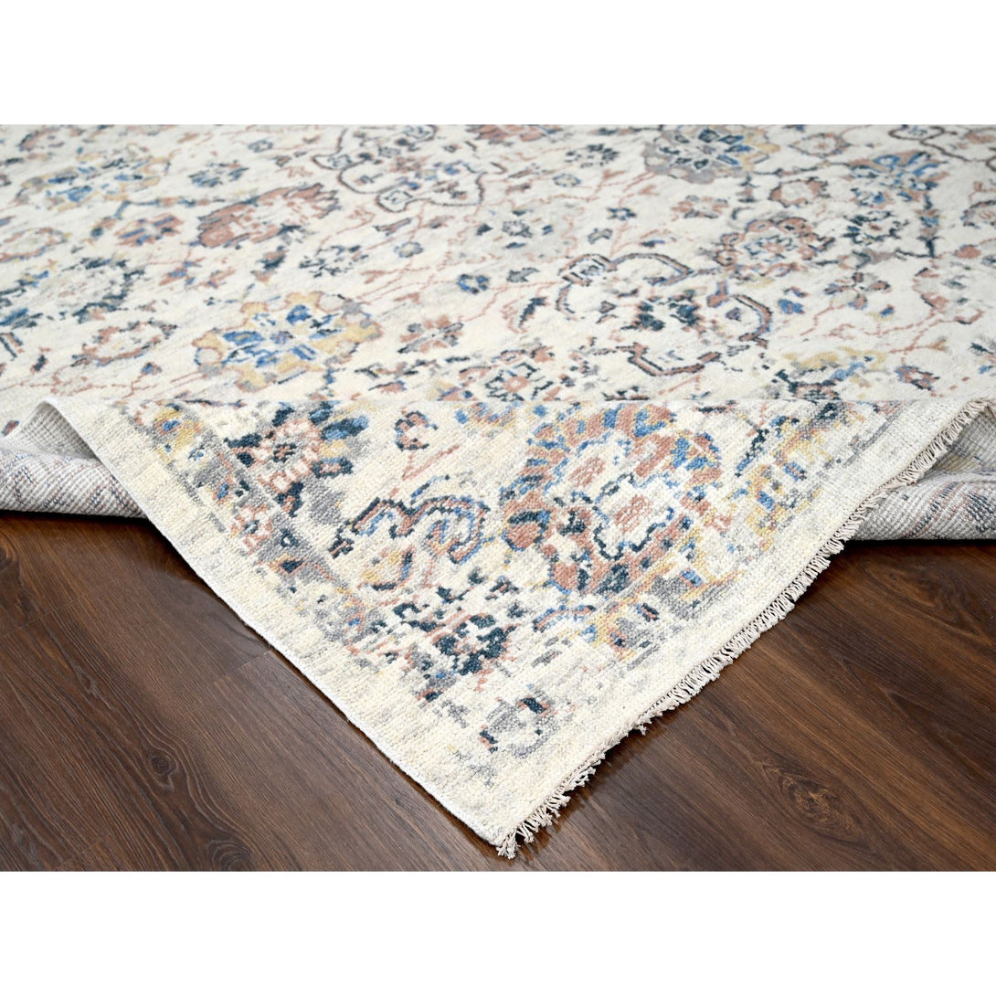 Handmade rugs, Carpet Culture Rugs, Rugs NYC, Hand Knotted Oushak And Peshawar Area Rug > Design# CCSR84400 > Size: 8'-10" x 11'-10"