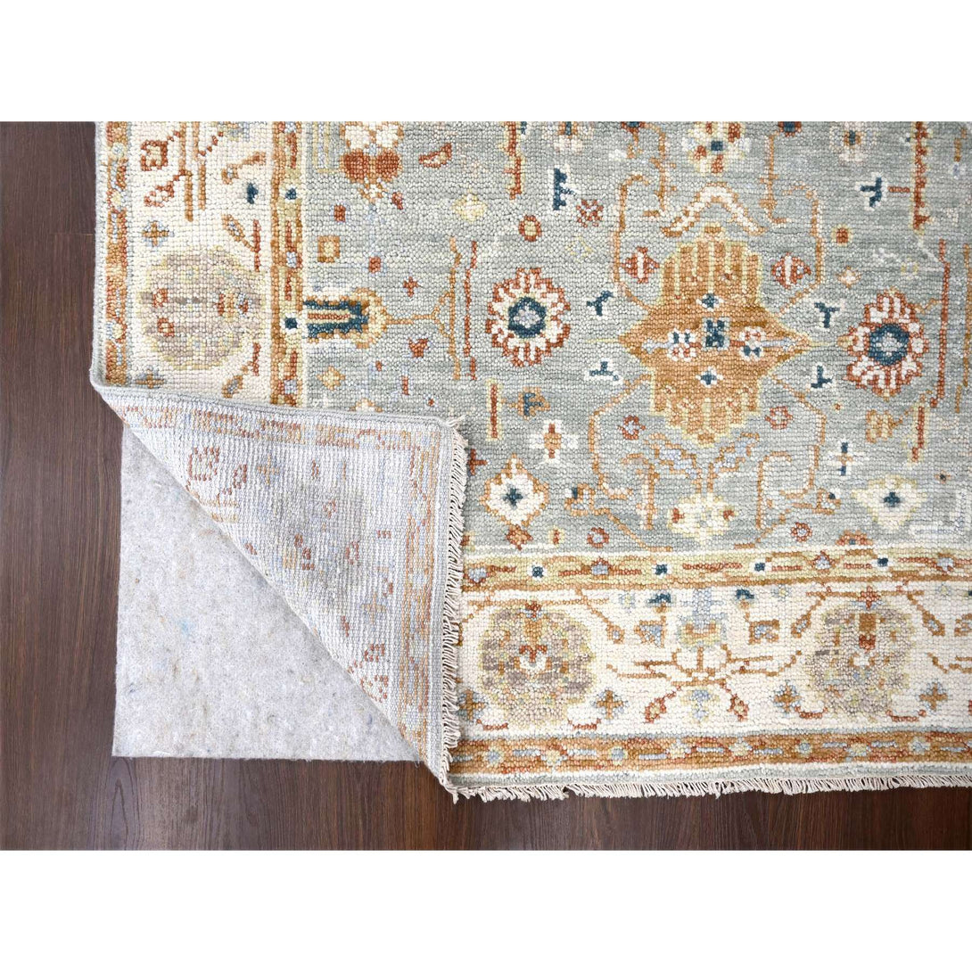 Handmade rugs, Carpet Culture Rugs, Rugs NYC, Hand Knotted Oushak And Peshawar Area Rug > Design# CCSR84406 > Size: 6'-1" x 8'-10"