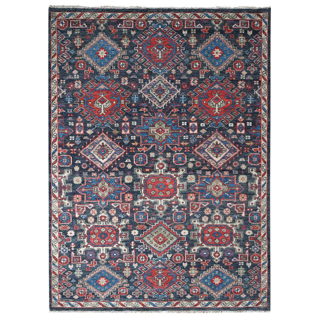 Handmade rugs, Carpet Culture Rugs, Rugs NYC, Hand Knotted Heriz Area Rug > Design# CCSR84421 > Size: 9'-0" x 11'-10"