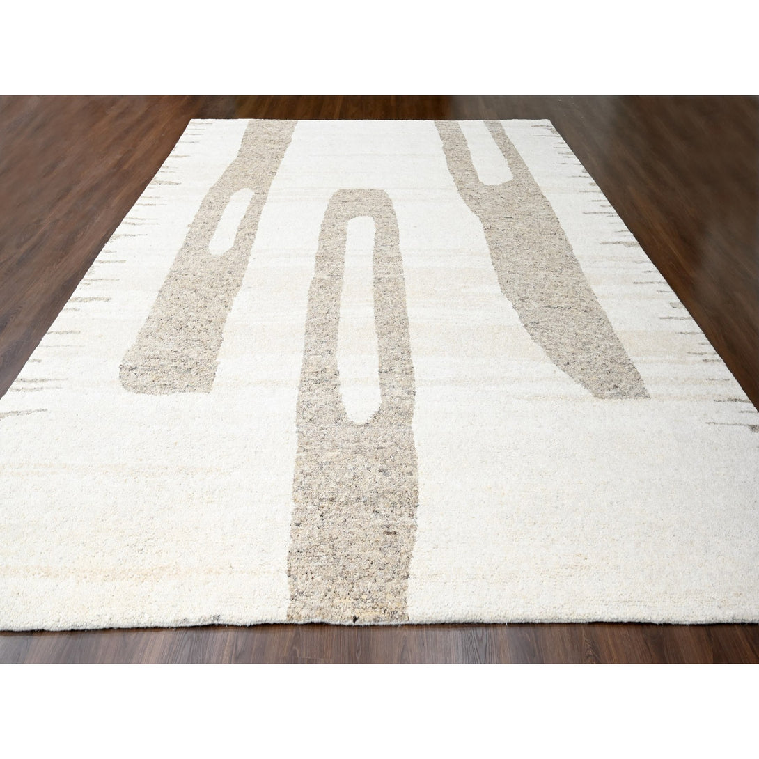 Hand Knotted Modern Area Rug > Design# CCSR84461 > Size: 12'-1" x 14'-9"