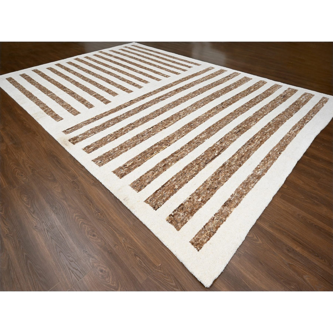 Hand Knotted Modern Area Rug > Design# CCSR84462 > Size: 12'-1" x 17'-9"