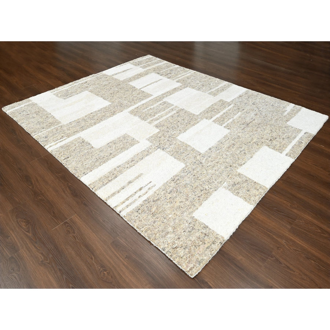Hand Knotted Modern Area Rug > Design# CCSR84463 > Size: 8'-3" x 9'-9"