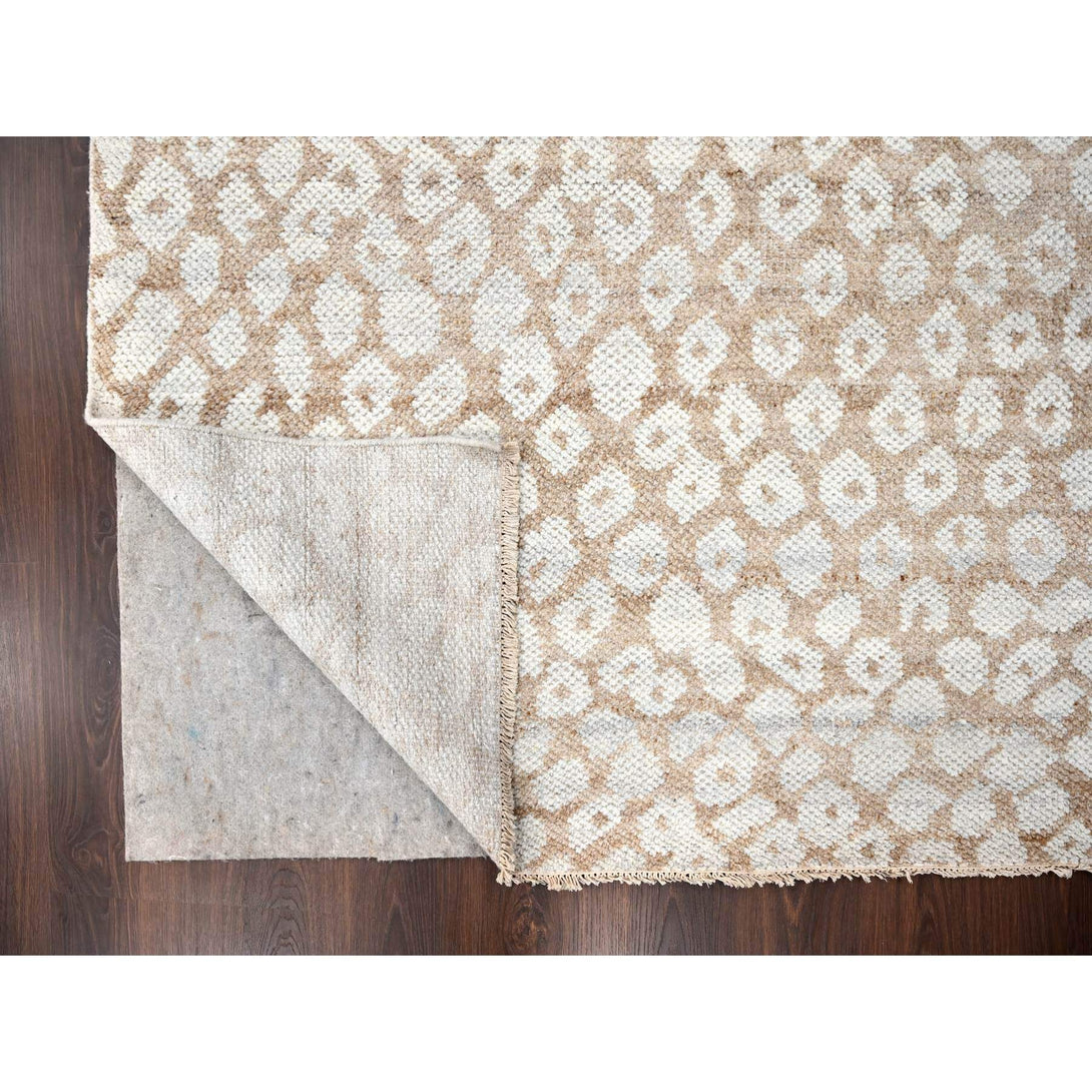 Hand Knotted Modern Area Rug > Design# CCSR84485 > Size: 9'-0" x 11'-11"
