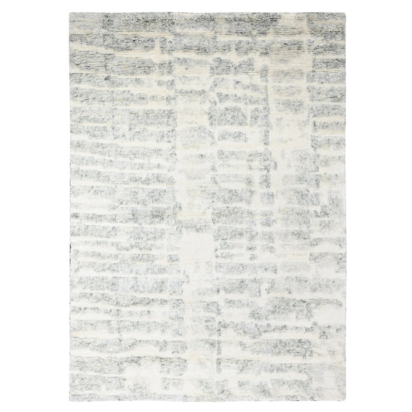 Hand Knotted Modern Area Rug > Design# CCSR84498 > Size: 9'-0" x 11'-10"