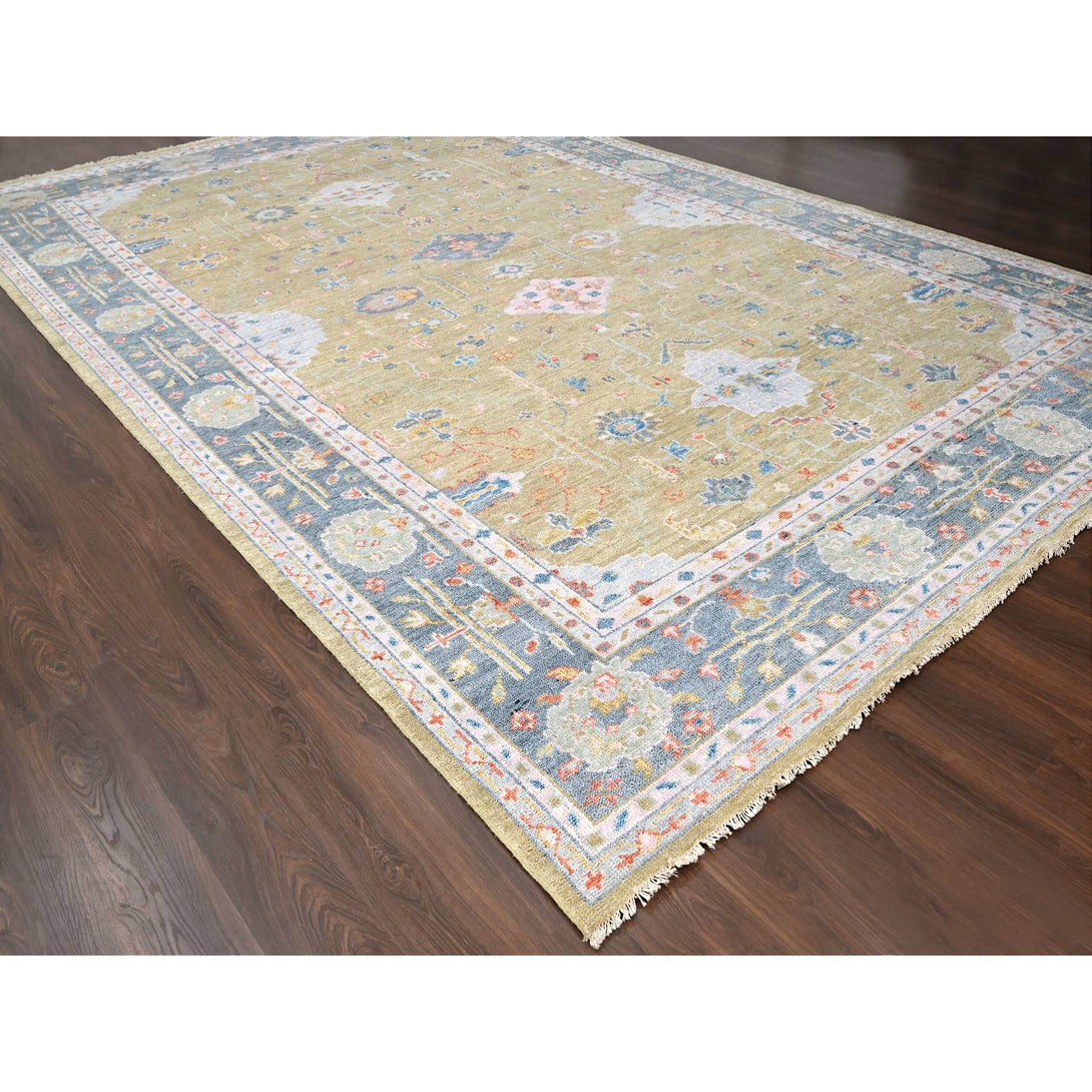 Hand Knotted Decorative Rugs Area Rug > Design# CCSR84511 > Size: 12'-1" x 17'-9"