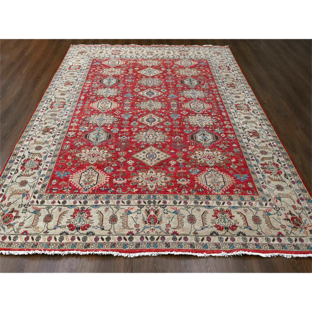 Hand Knotted Decorative Rugs Area Rug > Design# CCSR84532 > Size: 9'-3" x 11'-11"