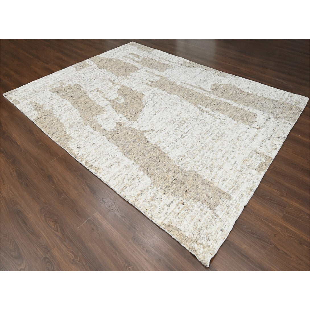 Hand Knotted Modern Area Rug > Design# CCSR84536 > Size: 9'-1" x 11'-9"