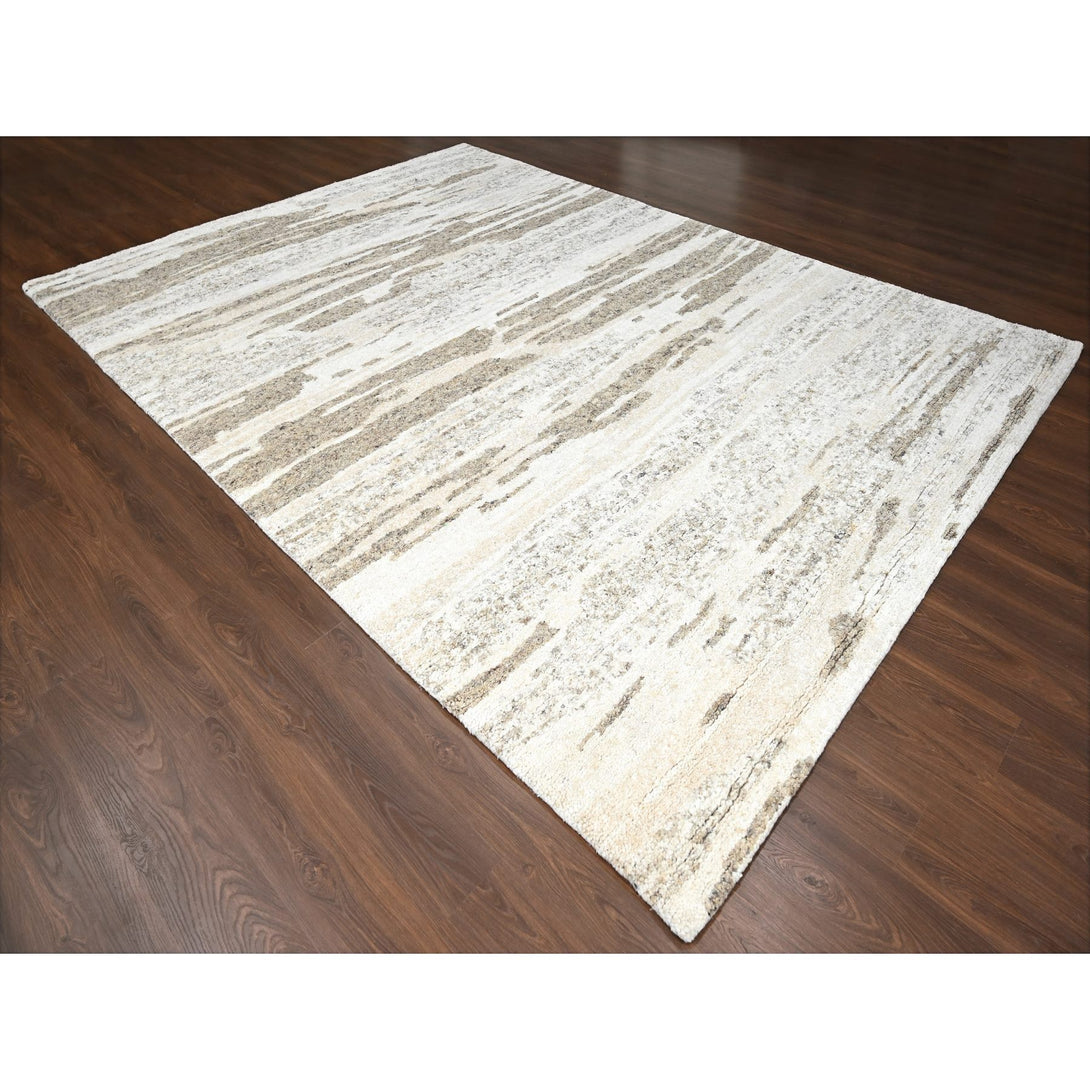 Hand Knotted Modern Area Rug > Design# CCSR84540 > Size: 10'-2" x 13'-10"