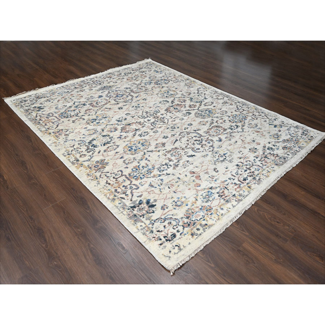 Hand Knotted Decorative Rugs Area Rug > Design# CCSR84558 > Size: 7'-9" x 9'-9"