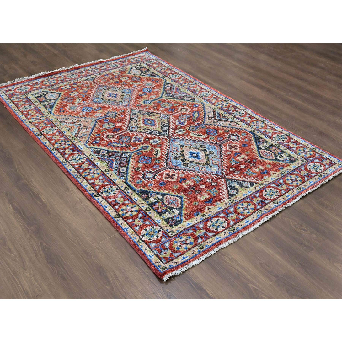 Hand Knotted Decorative Rugs Area Rug > Design# CCSR84563 > Size: 6'-0" x 8'-10"