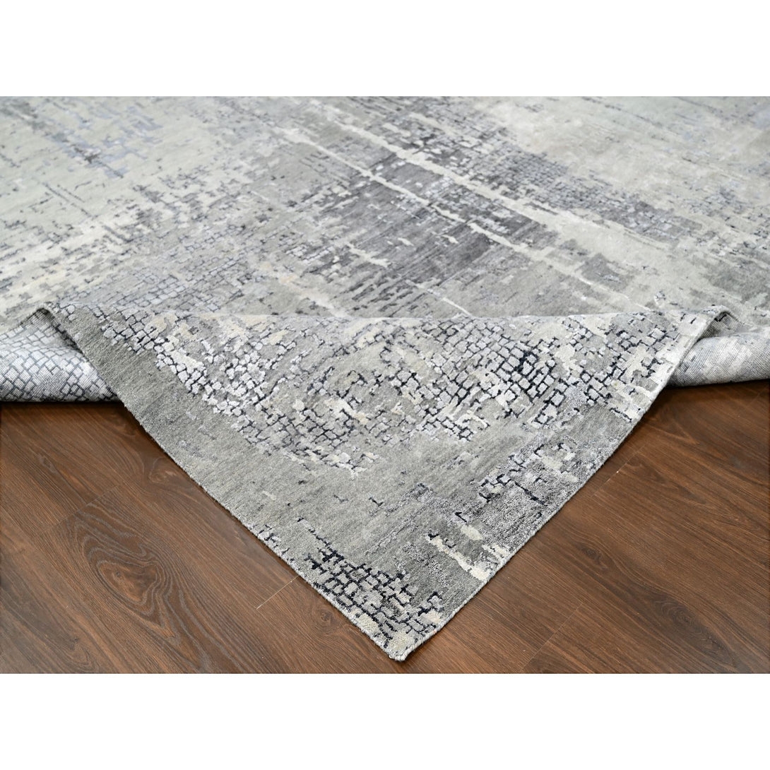 Hand Knotted Modern Area Rug > Design# CCSR84590 > Size: 10'-0" x 13'-9"