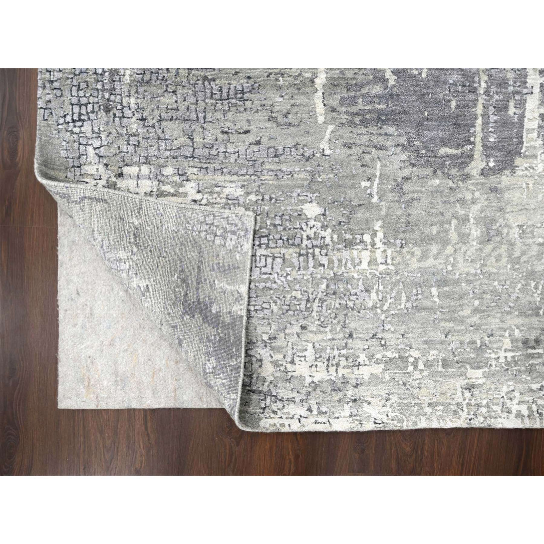 Hand Knotted Modern Area Rug > Design# CCSR84652 > Size: 8'-0" x 9'-10"