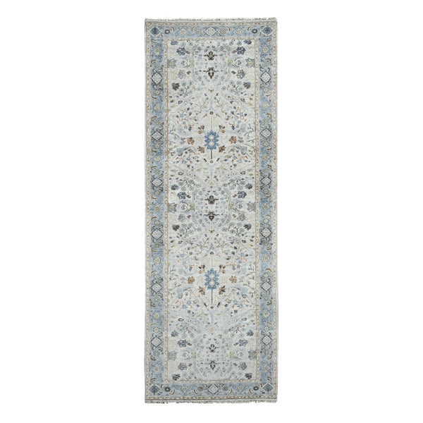 Hand Knotted  Rectangle Runner > Design# CCSR84756 > Size: 4'-0" x 11'-10"
