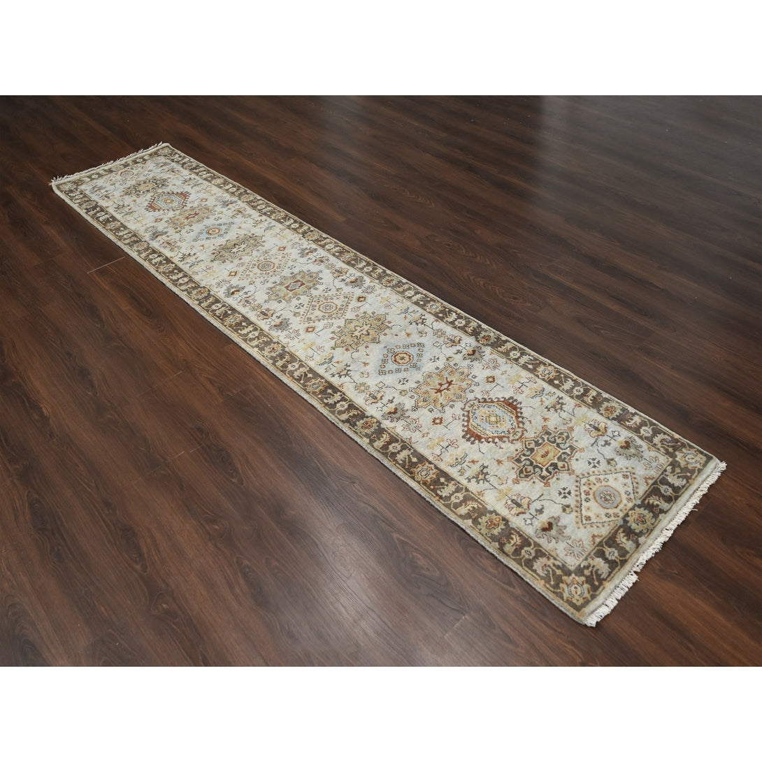 Hand Knotted  Rectangle Runner > Design# CCSR84770 > Size: 2'-7" x 12'-1"