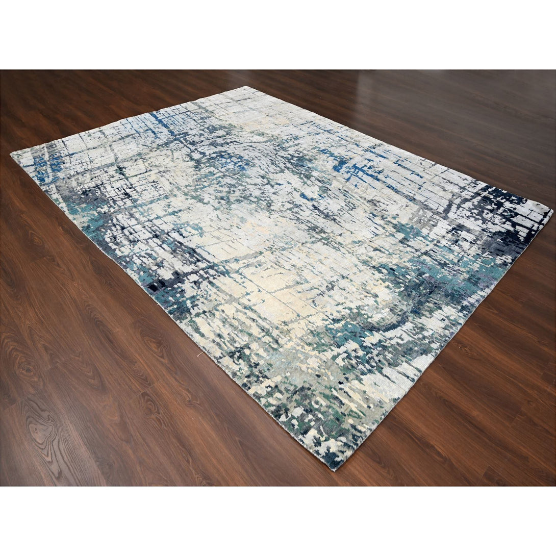 Hand Knotted  Rectangle Area Rug > Design# CCSR84780 > Size: 9'-1" x 11'-10"