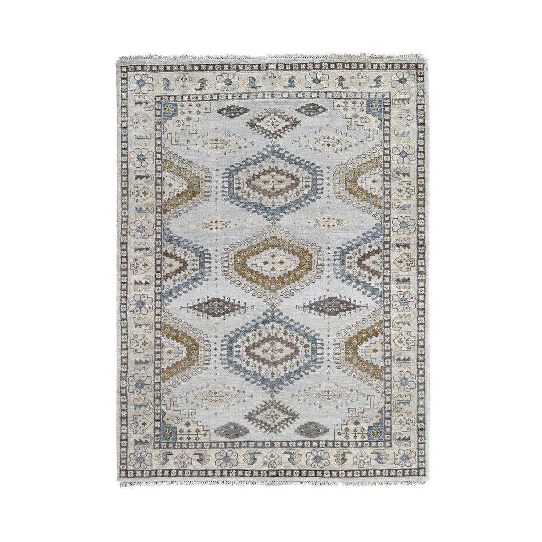 Hand Knotted  Rectangle Area Rug > Design# CCSR84802 > Size: 5'-2" x 7'-0"